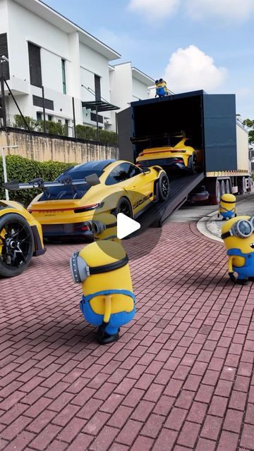 Minion Gif, Gt3 Rs, In The End, 3d Animation, Minion, The End, Porsche, Essence, Cars Trucks