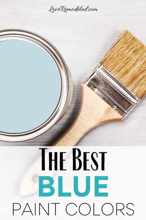 Check out the 10 best blue paint colors from Sherwin Williams! There are so many gorgeous blue paints to choose from! Blue paint has the ability to make a room feel relaxing and expansive, or moody and dramatic. #paintcolors #sherwinwilliams #naval #rainwashed #tradewind Blue Bathroom Paint Colors Sherwin Williams, Best Light Blue Sherwin Williams, Sherwin Williams Pale Blue Colors, Light Blue Paint For Bathroom, Light Blue Paint Colors Sherwin Williams, Light Blue Paint Colors For Bedroom Sherwin Williams, Sherwin Williams Best Blues, Pale Blue Paint Colors Sherwin Williams, Beach Blue Paint Colors