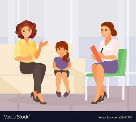 Counseling Pictures, Psychology Art Creative, Jobs Pictures, Psychology Logo, Job Pictures, Motivational Quotes For Kids, Family Vector, Child Psychologist, Powerpoint Slide Designs