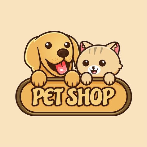 Petshop Logo, Dog Bedroom Decor, Logo Gato, Pet Shop Logo Design, Pet Store Ideas, Pet Shop Logo, Dog Grooming Shop, Cat Bath, Dog Branding