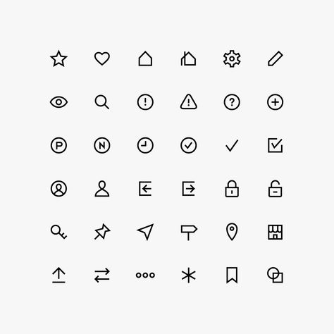 Minimal Icon Design, Easy Tattoos To Draw, Bullet Journal Key, Free Icon Set, Minimalist Icons, Simple Icon, Lesson Planner, Iphone Wallpaper App, Iphone Design