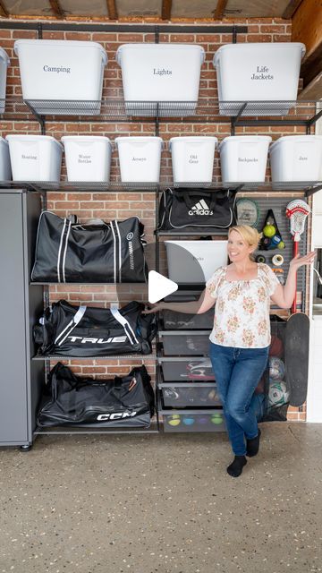 Cassandra Aarssen • Clutterbug on Instagram: "Do you wish your garage was more organized, but you just don’t have the time? Garage+ by Elfa from #TheContainerStore is a great solution to add custom storage to your garage, and it goes together in minutes! I spent last weekend organizing our messy garage, and I’m thrilled with the results. Everything is off the floor and easy to put away, but the best part? It’s STAYING clean and tidy now that we have the right organizing system for our space. #garageorganization #elfagarageplus #TheContainerStorePartner #organization" Elfa Garage, Messy Garage, Custom Storage, More Organized, Organizing Systems, Container Store, Garage Organization, Camping Life, Just Don