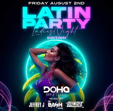 🎉 Get ready for an epic night at @dohabarlounge this Friday! 🎉 It's the ultimate Latin Party - Ladies Night Edition, featuring Happy Hour, delicious dinner, and the hottest beats by special guest DJs @djbashlive, @dj_jeffreyj, and @djrunrie. 💃 Eat, drink, and dance the night away in the heart of NYC nightlife! 📍 38-34 31st St, Long Island City, NY 11101 📞 347-443-8355 🌐 Reservations or Tickets: www.dohabarlounge.com Celebrate with us—whether it's bottle service or a birthday package, book now... Nightlife Nyc, Latin Party, Nyc Nightlife, Birthday Package, Nightlife Party, Lounge Music, Best Night Ever, Happy Hour Drinks, Birthday Packages