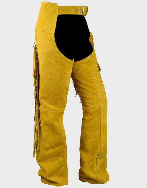 Fringed Western Leather Chaps Pants Western Carnival Fasching Pants Western, Chaps Pants, Leather Chaps, Western Leather, Real Leather, Carnival, Polyester Fabric, Cowboy, Pants