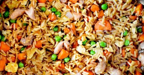 High Protein Chicken Fried Rice Recipe - Samsung Food High Protein Chicken Fried Rice, Protein Chicken Fried Rice, High Protein Fried Rice, High Protein Chicken, Chicken Fried Rice Recipe, Chicken With Olives, Protein Meals, Chicken Fried Rice, Chicken Fried