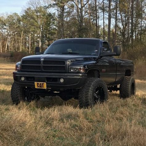 Dodge Cummins, Jacked Up Trucks, Cummins, Dodge, Chevy, Ram, Trucks, Black