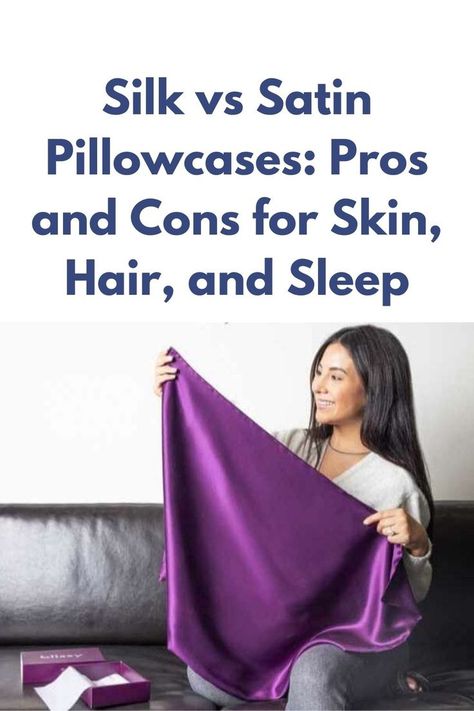 Luxury pillowcases are becoming more and more recognized as an essential beauty product. Beauty experts say that silk and satin fabric pillowcases can help you hair and skin. But what's the difference between silk and satin? Silk Vs Satin, Best Silk Pillowcase, Silk Pillowcase Hair, Satin Pillow, Black Color Hairstyles, Color Hairstyles, Satin Pillowcase, Silk Pillow, Silk Pillowcase