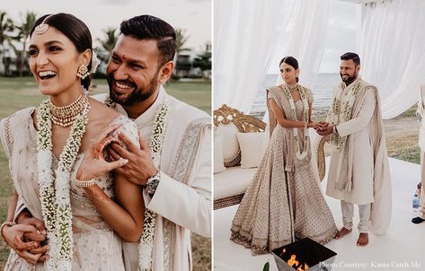 Real Brides in Understated Elegance Pastel Lehenga, Sabyasachi Mukherjee, Gold Lehenga, Elegance Fashion, Beach Wedding Attire, Sabyasachi Lehenga, Stylish Wedding Dresses, Blue Lehenga, Pink Lehenga