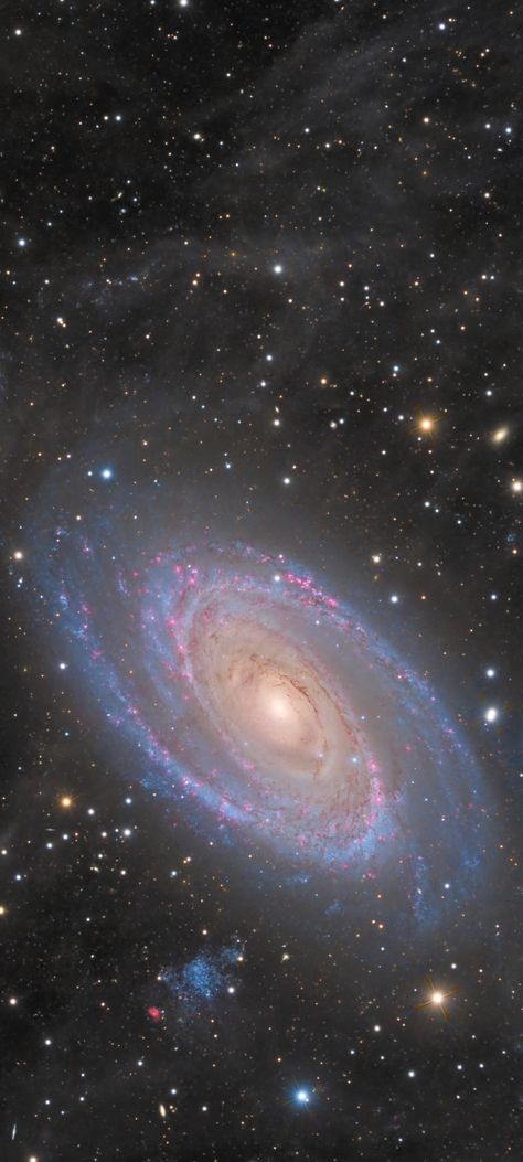 M-81 Bodes Galaxy with Ha streams by: Brian M. Cropped mobile wallpaper 1080x2400 Cosmic Wallpaper, Space 4k, Space Things, Space Phone Wallpaper, Space Wallpaper, Awesome Wallpapers, Space Gallery, Aesthetic Space, Galaxy Pictures