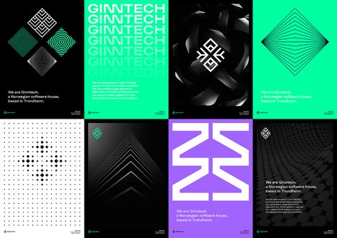 Ginntech - software house on Behance World Of Ice And Fire, Poster Design Ideas, Minimalist Poster Design, Software House, Software Projects, Tech Branding, Tech Company, Ice And Fire, 카드 디자인