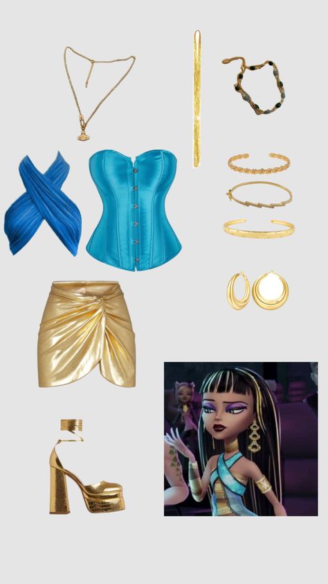 Halloween Costumes For Brunettes, Monster High Halloween Costumes, Cleopatra Halloween Costume, Cleopatra Halloween, Monster High Halloween, Basic Halloween Costumes, Monster High Costume, Black Halloween Costumes, Halloween Duos