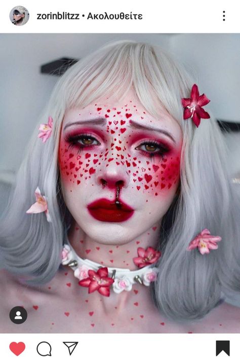 Halloweenský Makeup, Alternative Girl, Kawaii Makeup, Cool Makeup Looks, Dope Makeup, Human Reference, Edgy Makeup, Love Sick, Goth Makeup