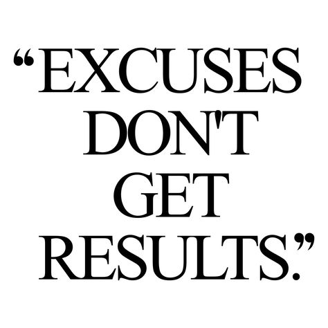 Excuses don't get results! Browse our collection of motivational exercise and weight loss quotes and get instant health and fitness inspiration. Transform positive thoughts into positive actions and get fit, healthy and happy! https://www.spotebi.com/workout-motivation/excuses-dont-get-results-exercise-and-weight-loss-motivational-quote/ Fitness Inspiration Quotes, Motivation Fitness, Fitness Motivation Quotes, Health Motivation, Exercise Fitness, Yokohama, Fitness Quotes, The Words, App Icon