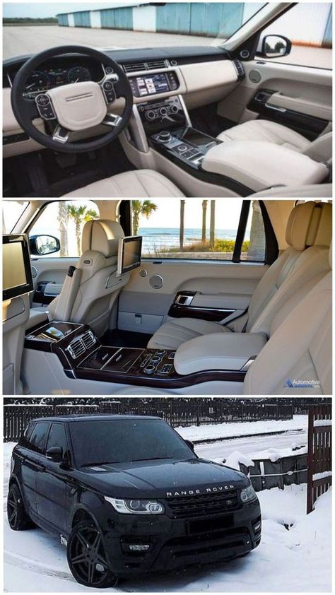 Luxury car design My Dream Car Range Rovers, Luxury Suv Cars, Range Rover Interior, Carros Suv, Dream Cars Range Rovers, Range Rover Car, Luxury Car Garage, Luxury Cars Range Rover, Aesthetic Cars