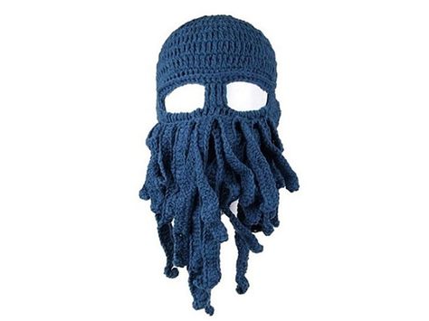 Octopus Ski Masks That Unleash Your Inner Cephalopod While Blocking Out Cold Weather Halloween Cosplay, Octopus, Free Delivery, Mask, Halloween, Hats, Blue