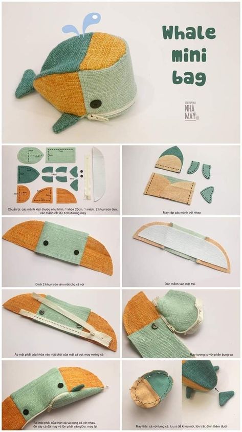 Whale Stuffed Animal Pattern Free, Simple Stuffed Animal Pattern Free, Ideas For Sewing Projects, Stuffed Animals Patterns Free, Plush Sewing Patterns Free, Practical Sewing Projects, Free Bag Sewing Patterns, Bag Sewing Patterns Free, Sewing Patterns Plushies