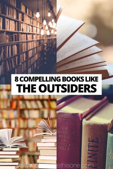 Loved The Outsiders? Check out this list of 8 compelling books like it! Books Like The Alchemist, Wild Cheryl Strayed, Moving Books, Ender's Game, We Were Liars, Interesting Books, Red Tent, The Book Thief, Perks Of Being A Wallflower