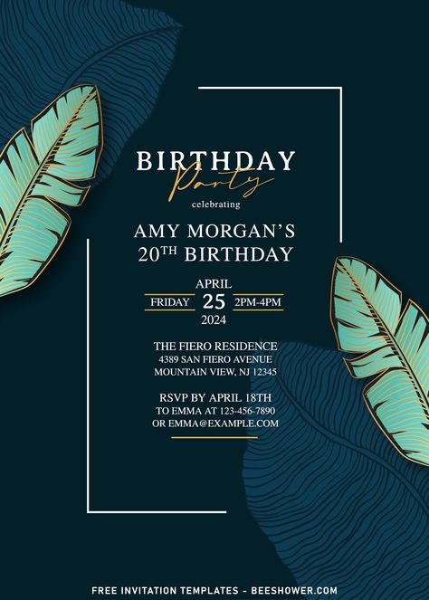 Birthday Invitation Card Background, Birthday Card Invitation Templates, 18th Birthday Invitation Templates, Birthday Invitation Template Free Editable, Creative Invitation Card, Birthday Invitation Card Design, Birthday Invitation Background, Digital Invitations Birthday, Birthday Invitation Cards