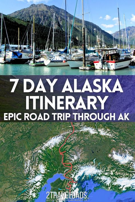 7 Day Alaska Itinerary: Epic Road Trip, Beautiful National Parks - 2TravelDads Alaska Itinerary, Alaska Road Trip, Alaska National Parks, Beautiful National Parks, Alaska Glaciers, Kenai Fjords National Park, Kenai Peninsula, Alaska Wildlife, Alaska Adventures