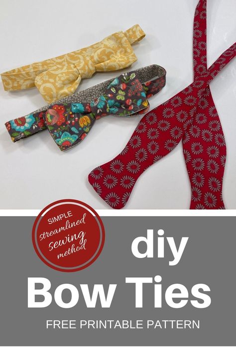 Bowtie Sewing Pattern Free, Bow Tie Sewing Pattern Free, Dog Bow Tie Diy Free Pattern Printable, Bow Tie Pattern Free Printable, How To Tie A Bowtie, How To Make A Bow Tie, Bowtie Pattern Sewing, Bow Tie Pattern Free, Sew Bow Tie