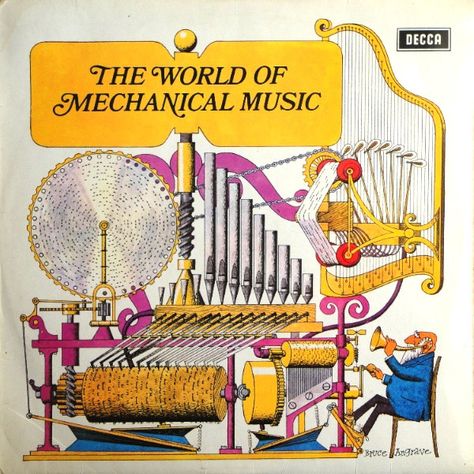 Mechanical Music, Summer Writing, Man Band, Music Machine, Auld Lang Syne, Musical Box, Perforated Paper, Yarn Thread, Music Labels