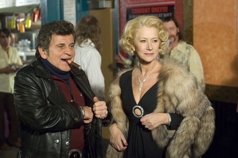 "Love Ranch" movie still, 2010.  L to R: Joe Pesci, Helen Mirren. Joe Pesci, Sable Coat, Gina Gershon, Academy Award Winners, Helen Mirren, Oscar Winners, English Actresses, Taxi Driver, British Actresses