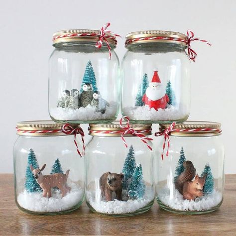 Christmas Jar Ideas, Jar Ideas, Christmas Jars, Tree Christmas, Ideas Christmas, Glass Jars, Christmas Decor, Decor Ideas, Christmas Decorations