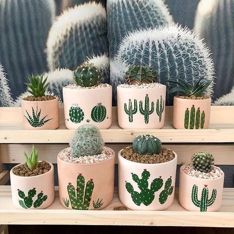 Planting In Clay, Kaktus Dan Sukulen, Cement Candle, Plant Pot Design, Diy Concrete Planters, Rustic Western Decor, Decorated Flower Pots, Pottery Painting Designs, Succulents Decor