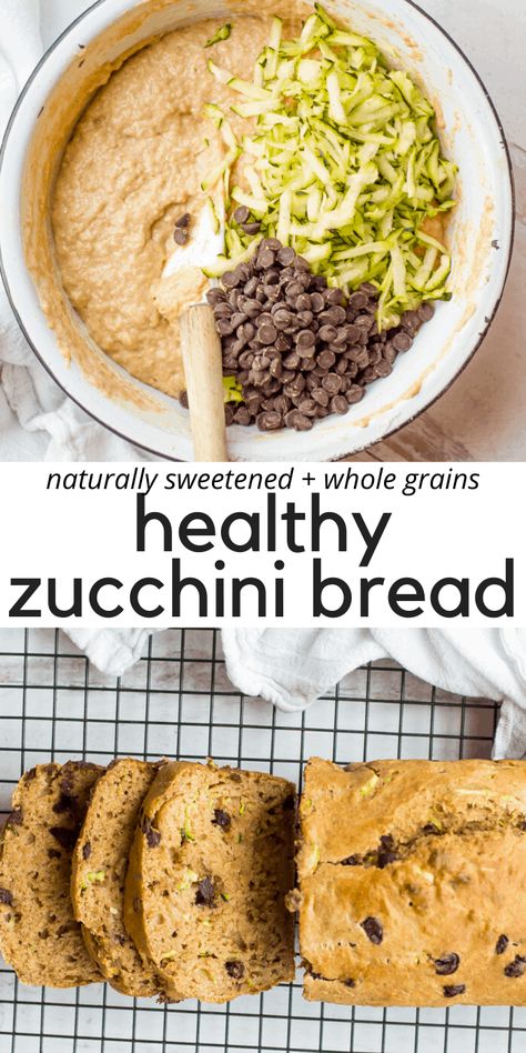 Zucchini Bread Easy, Healthy Zucchini Bread, Easy Zucchini Bread Recipes, Easy Zucchini Bread, Zucchini Bread Healthy, Zucchini Recipes Healthy, Zucchini Bread Recipe, Healthy Zucchini, Zucchini Chips