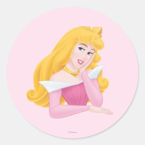 Princes Aurora, Princess Aurora Party, Geek Meme, Disney Princess Aurora, Birthday Party Stickers, Disney Sleeping Beauty, Princess Bubblegum, Princess Aurora, Cartoon Network Adventure Time