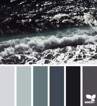 { color sea } image via: @LBTOMA The post Color Sea appeared first on Design Seeds. Apartment Exterior Design, Design Seeds Color Palette, Seeds Color Palette, Grey Exterior House Colors, Color Schemes Design, Apartment Exterior, Color Concept, Living Room Decor Colors, Palette Design