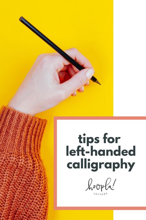 Hand Lettering For Lefties, Left Hand Calligraphy For Beginners, Left Hand Calligraphy, Left Handed Calligraphy Worksheets, Calligraphy For Left Handed Beginners, Calligraphy Left Handed, Calligraphy For Left Handers, Left Handed Calligraphy Tutorial, Lefty Facts