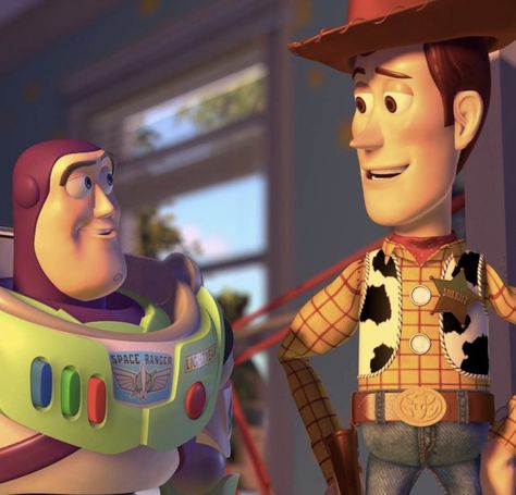 Movie Duos, Disney Duos, Dibujos Toy Story, Toy Story Characters, Woody And Buzz, Toy Story Buzz, Toy Story 3, Friend Cartoon, Film Disney