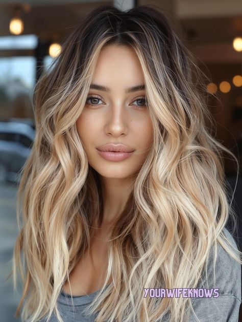 41 Dynamic Dirty Blonde Hair Styles: From Subtle Elegance to Bold Statements Hair Color Dirty Blonde, Root Melt Blonde Balayage, Highlights Dirty Blonde, Blonde Hair Styles, Pink Blonde Hair, Blonde Hair Transformations, Icy Blonde Hair, Dirty Blonde Hair, Honey Blonde Hair