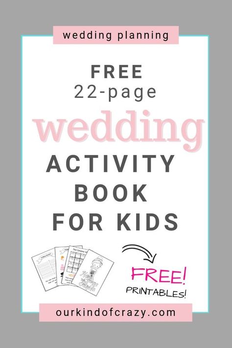 Kids Wedding Table Ideas, Kids Table At Wedding Reception, Wedding Coloring Book Printable Free, Kid Activities For Wedding, Weddings With Kids, Kids Activities At Wedding, Activities For Kids At Weddings, Wedding Children Activities, Kid Wedding Activities