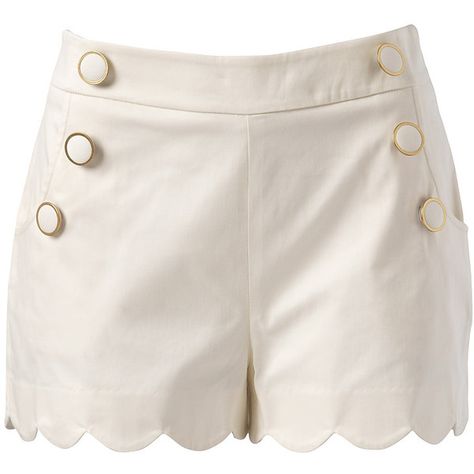 Gamine Style, Pants Short, Scalloped Shorts, Scallop Hem, Closet Fashion, Forever New, Scalloped Hem, New Wardrobe, High Waisted Shorts