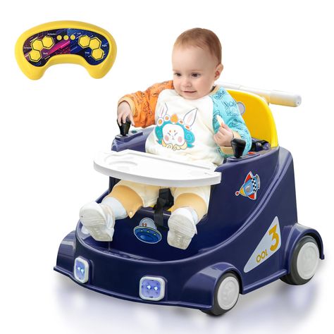 PRICES MAY VARY. 💞[Multi-Function Toddler Car]This baby car can not only exercise your baby's sense of direction, but can also transform into a walker in seconds to exercise your baby's sense of balance. A multi-purpose car can meet the growth and changes of your baby 💞[Two Driving Modes]Baby can drive this kids car independently through the two joysticks and switch buttons, and parents can also use the remote control mode to control the direction and adjust the speed for younger children 💞[E 2 Month Old Baby, Baby Bumper, Toddler Car, Car For Kids, Baby Boy Toys, Kids Car, Belt Design, Remote Control Cars, Ride On Toys