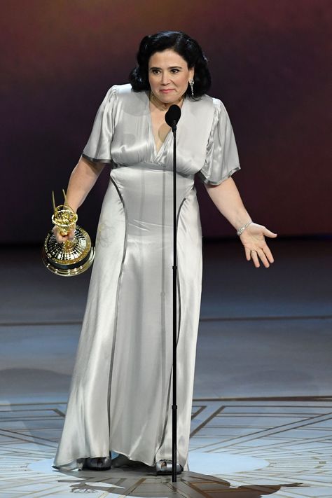 "Mrs. Maisel's" Alex Borstein Just Rewore Her Wedding Dress from Marriage to Ex-Husband to the Emmys, FYI- Cosmopolitan.com Funny Lady, Alex Borstein, Marvelous Mrs Maisel, Mrs Maisel, The Emmys, Tv Time, Funny Girl, Comedy Series, Emmy Awards