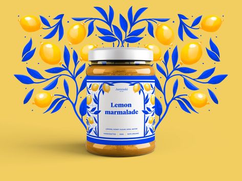 Case Study: Jam Packaging Design by tubik.arts on Dribbble Jam Packaging Design, Wine Bottle Label Design, Jam Packaging, Lemon Marmalade, Jam Label, Jar Packaging, Juice Packaging, Bottle Label Design, Jar Design