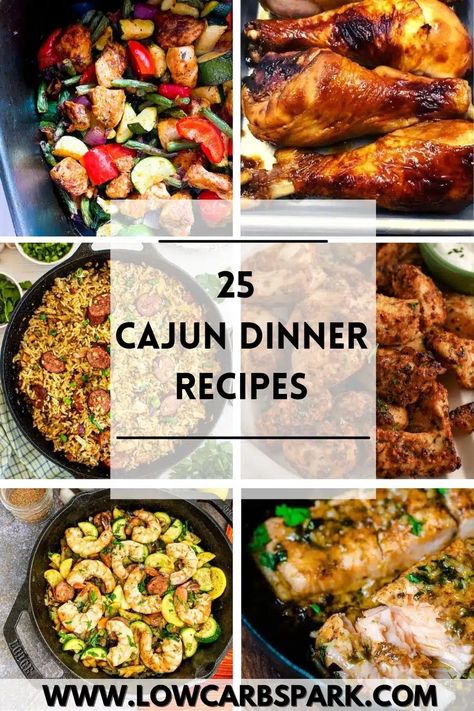 Cajun Main Dishes, Cajun Meal Ideas, Cajun Sunday Dinner Ideas, Louisiana Dinner Recipes, Cajun Christmas Dinner Menu Ideas, Cajun Dinner Ideas, Cajun Food Recipes Authentic, Cajun Sliders, Cajun Dishes Louisiana