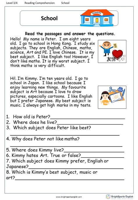 English Comprehension For Grade 2, Class 2 English Worksheets Comprehension, English Passage Comprehension, Reading Comprehension Worksheets Reading Comprehension Worksheets Grade 1, 3 Grade English Worksheets, Grade 3 English Worksheets Comprehension, Grade 2 Worksheets English, 2nd Class English Worksheet, English Comprehension Grade 1