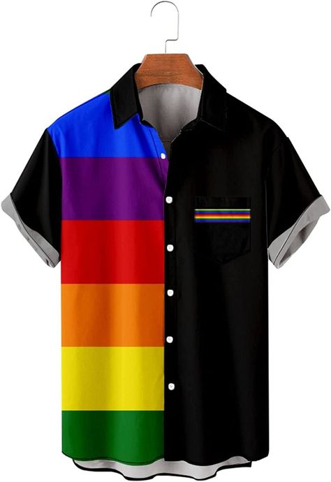 Rainbow Shirt LGBT+ Shirt Lesbian Gay Bisexual Trans Queer Pansexual Asexual Shirt Non Binary Shirt Pride Parade Love is Love Pride Outfit Ideas, Pride Clothes, Parade Outfit, Pride Parade Outfit, Vintage Bowling Shirts, Lgbtq Ally, Gay Pride Shirts, Flamingo Shirt, Alphabet Soup