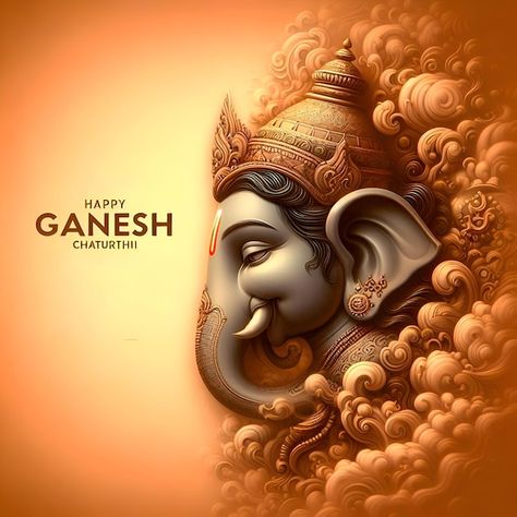 illustration of Lord Ganpati background for Ganesh Chaturthi festival poster design Ganpati Poster Design, Ganpati Poster, Ganpati Background, Ganesh Chaturthi Festival, Festival Poster Design, Festival Poster, Free Business Card Mockup, Vector Background Pattern, Ganesh Chaturthi