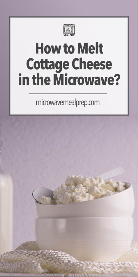 Can you melt cottage cheese in the microwave? Cottage cheese does not melt in the microwave. For best results, puree it in a blender or food processor until it is smooth and creamy. Then add it to your favorite recipes. Easy Microwave Recipes, Cottage Cheese Recipes, Microwave Recipes, Looks Yummy, Food Processor, Breakfast Bowls, Melted Cheese, Cottage Cheese, Helpful Tips