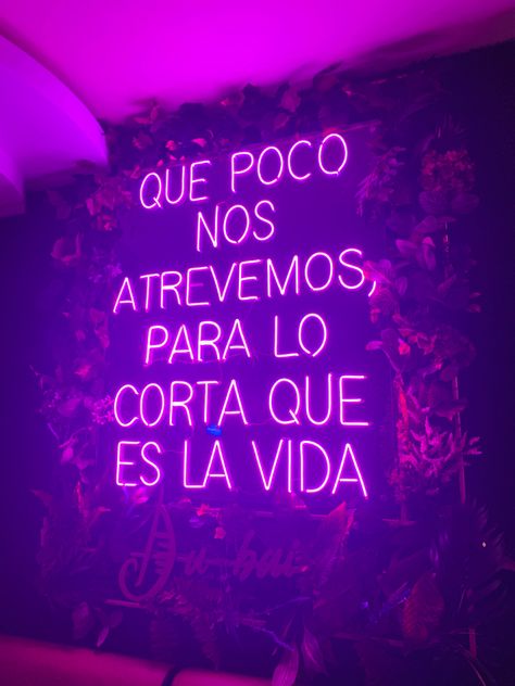 Quote Neon Signs Quotes, Spanglish Quotes, Neon Quotes, Amor Quotes, Funny Positive Quotes, Relatable Crush Posts, Beautiful Disaster, Feminist Quotes, Bio Quotes