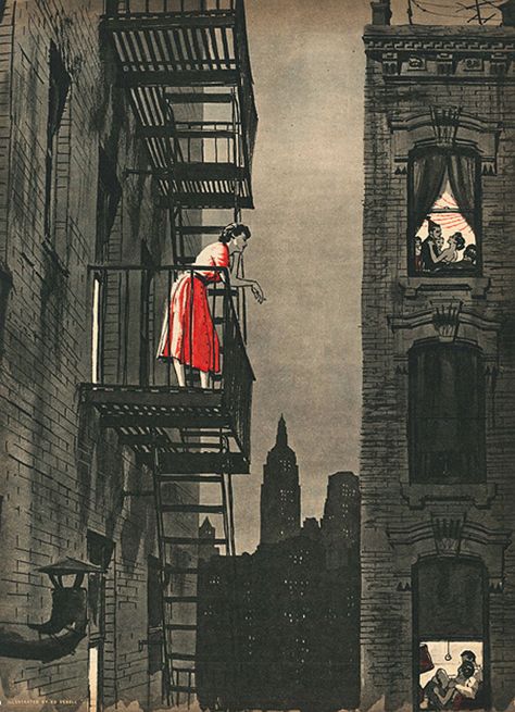 Arte Jazz, Poster Grafico, Konst Designs, Psy Art, Fire Escape, Albrecht Durer, Man Standing, Art Et Illustration, Arte Pop