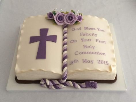 Open Book Cakes, Bible Cake, Cake Paris, First Holy Communion Cake, Holy Communion Cakes, Religious Cakes, First Communion Cakes, Confirmation Cakes, First Communion Cake