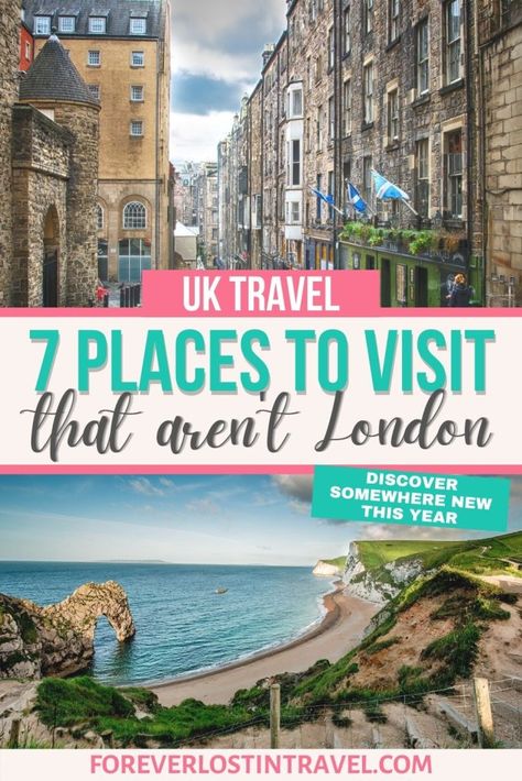 7 Places To Visit in the UK That Are Not London - Forever Lost In Travel Vacation Spots In United States, Uk Travel Itinerary, Best Beaches To Visit, Day Trips From London, Travel Guide London, United Kingdom Travel, Visiting England, England Travel, Ireland Travel