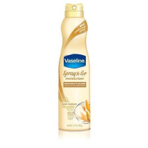 Amazon.com: Vaseline Spray and Go Moisturizer in Total Moisture, 6.5 Ounce: Beauty Vaseline Spray, Best Body Moisturizer, Korean Beauty Secrets, Spray Moisturizer, Healing Dry Skin, Spray Lotion, Beauty Awards, Moisturizing Lotions, Soft Skin