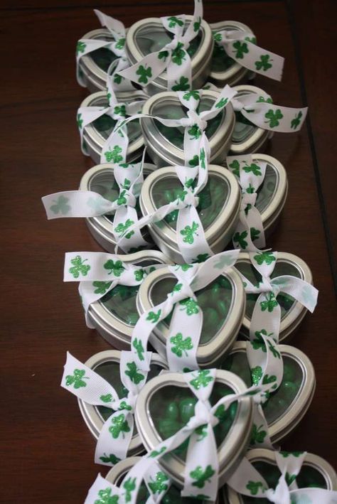 Lucky in Love Bridal Shower | CatchMyParty.com Irish Wedding Shower Ideas, Irish Themed Bridal Shower Ideas, Bridal Shower Themes For March, Irish Bridal Shower Ideas, Lucky In Love Bridal Shower Decor, Green Bridal Showers, St Patties, Irish Theme, Holly Wedding